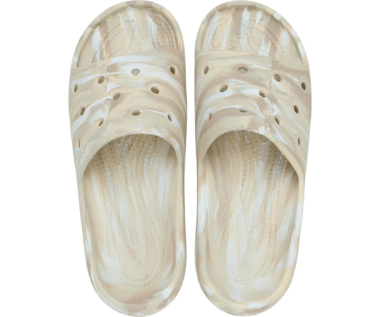 Classic Marbled Slide - bone/multi