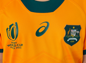 Wallabies RWC Rep Home Jersey Y 2023 - The Rugby Shop Darwin
