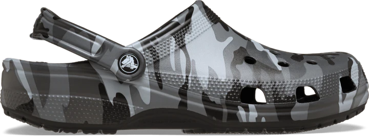 Classic Camouflage Clog - black/slate grey