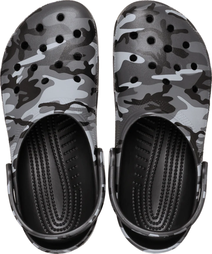 Classic Camouflage Clog - black/slate grey