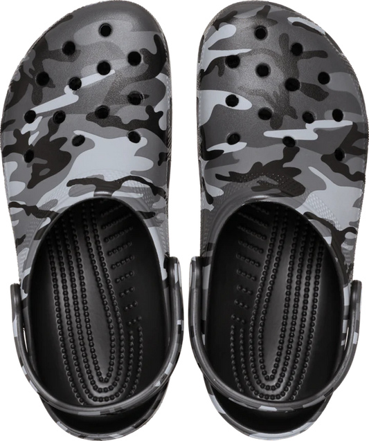 Classic Camouflage Clog - black/slate grey