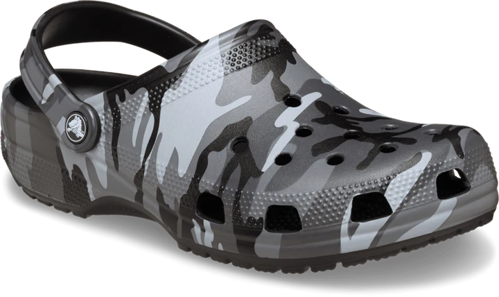 Classic Camouflage Clog - black/slate grey