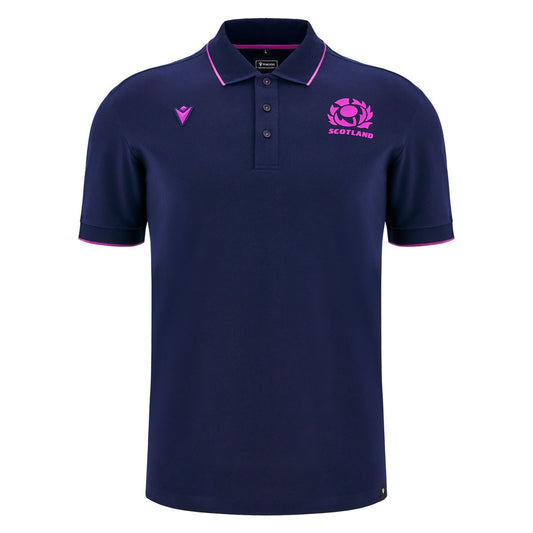 Scotland RU Piquet Polo 25/26 - navy