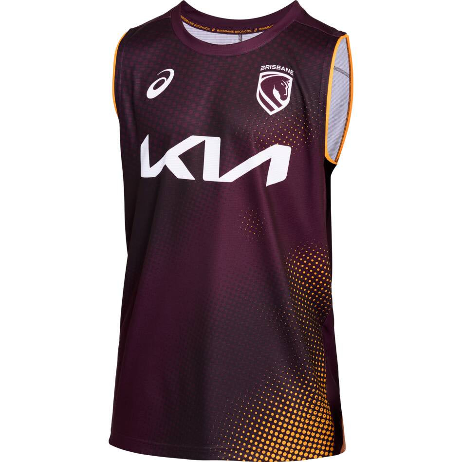 Broncos Training Singlet 2026 - maroon