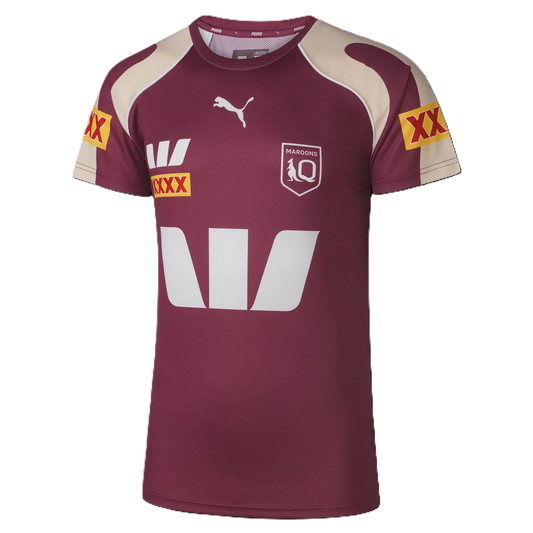 SOO QLD Training Tee 2026 - burgundy
