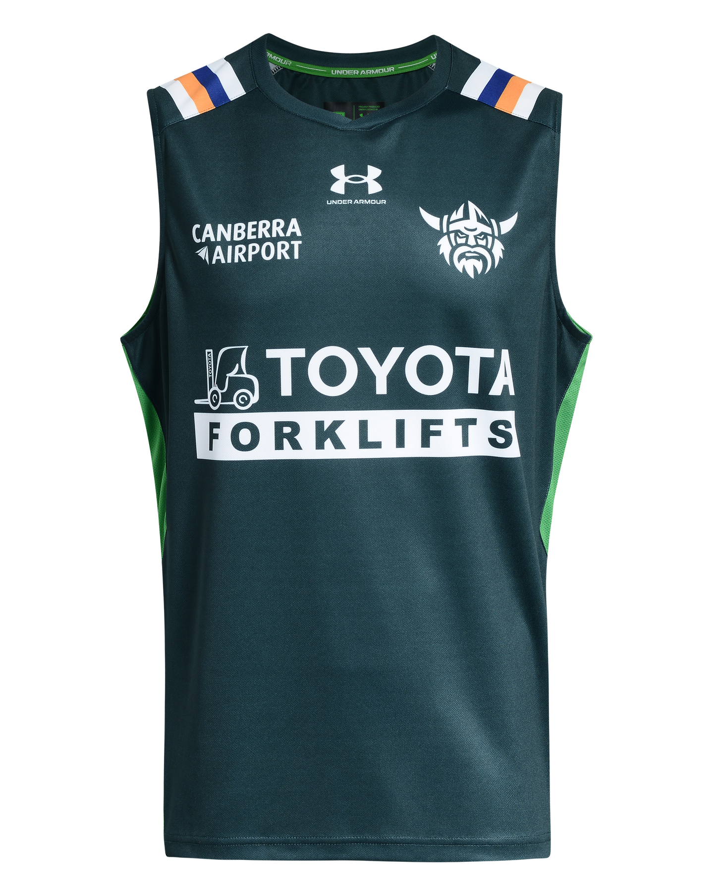 Raiders Training Singlet 2026 - daintree green