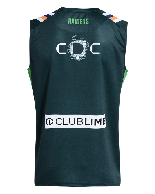Raiders Training Singlet 2026 - daintree green
