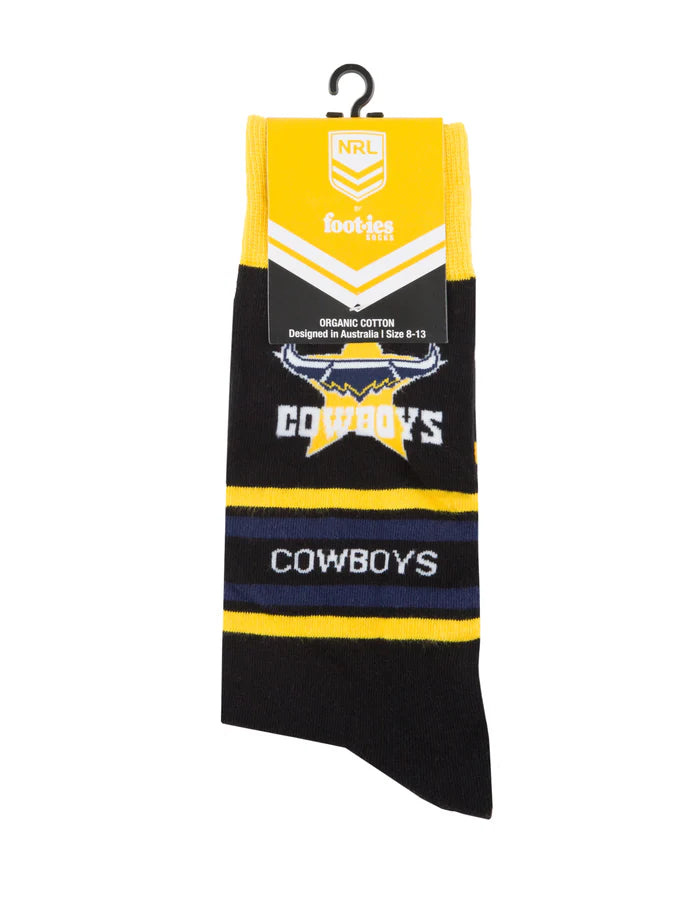 Cowboys Footies Socks - black