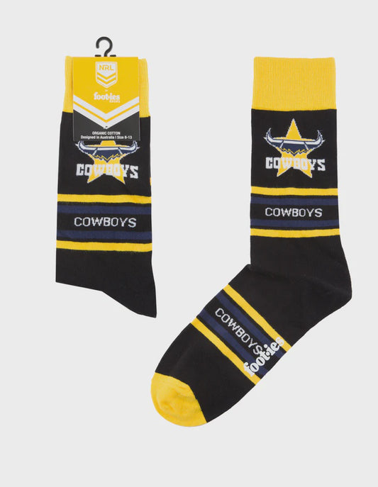Cowboys Footies Socks - black