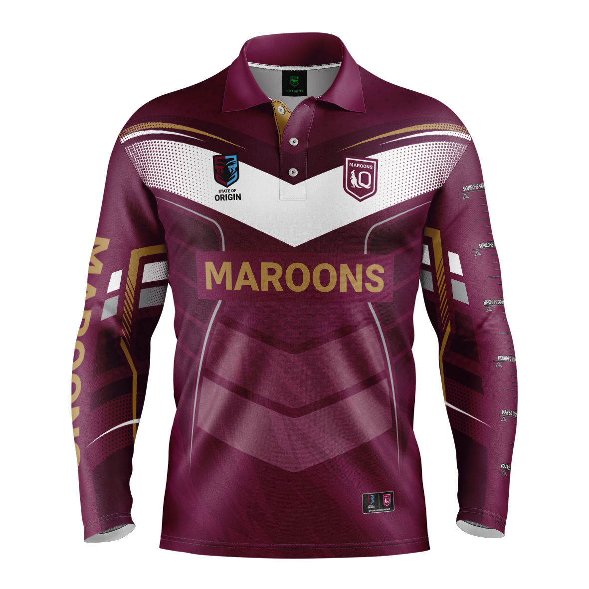 SOO QLD Cyber Fishing Shirt Youth