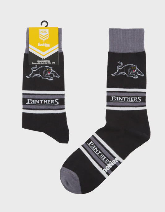 Panthers Footies Socks - black