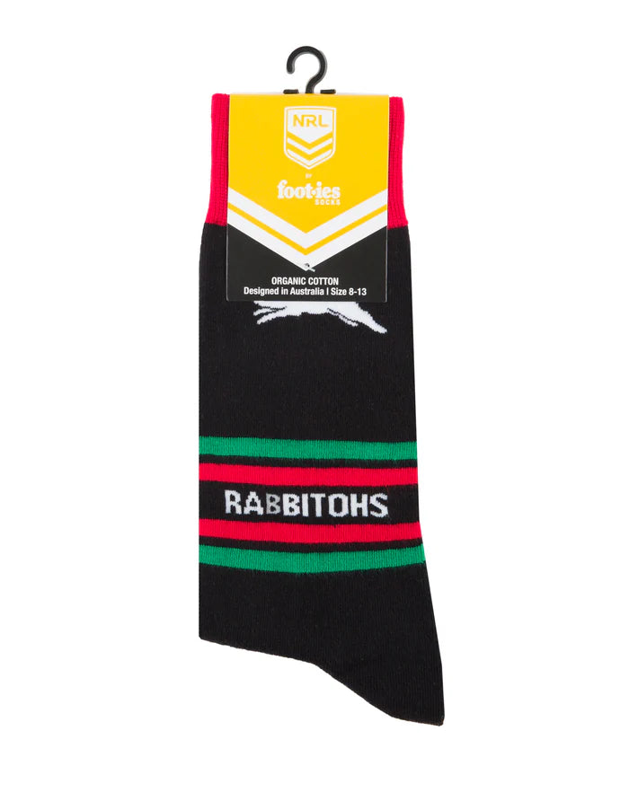 Rabbitohs Footies Socks - black