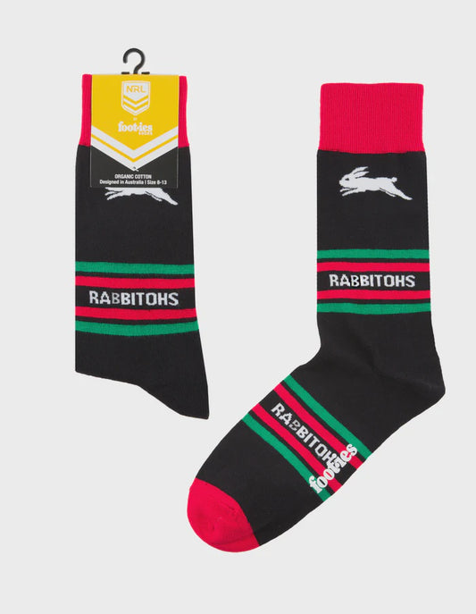 Rabbitohs Footies Socks - black