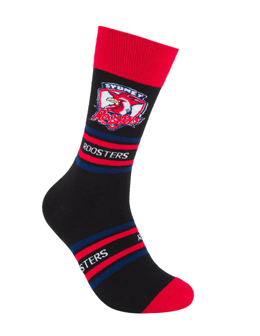 Roosters Footies Sock - black