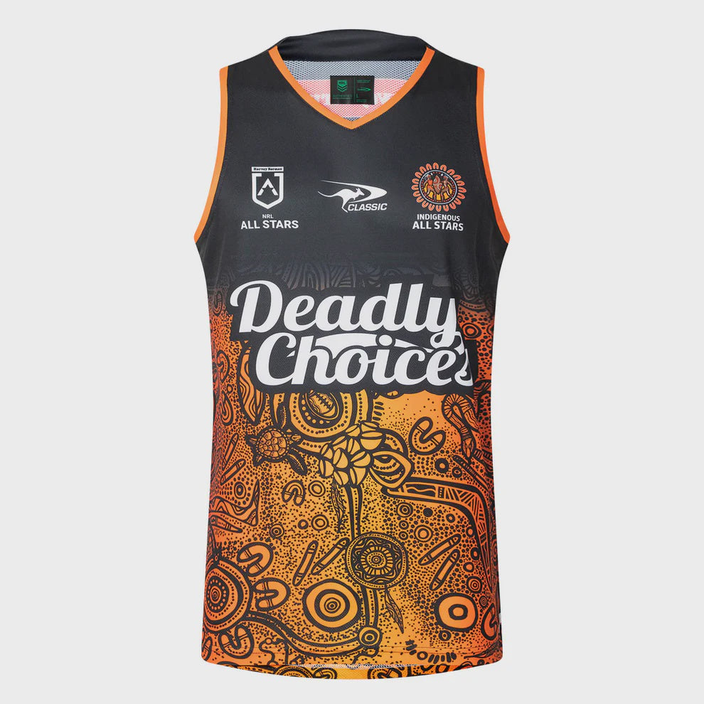 Indigenous All Stars Pro Training Singlet 1 2025