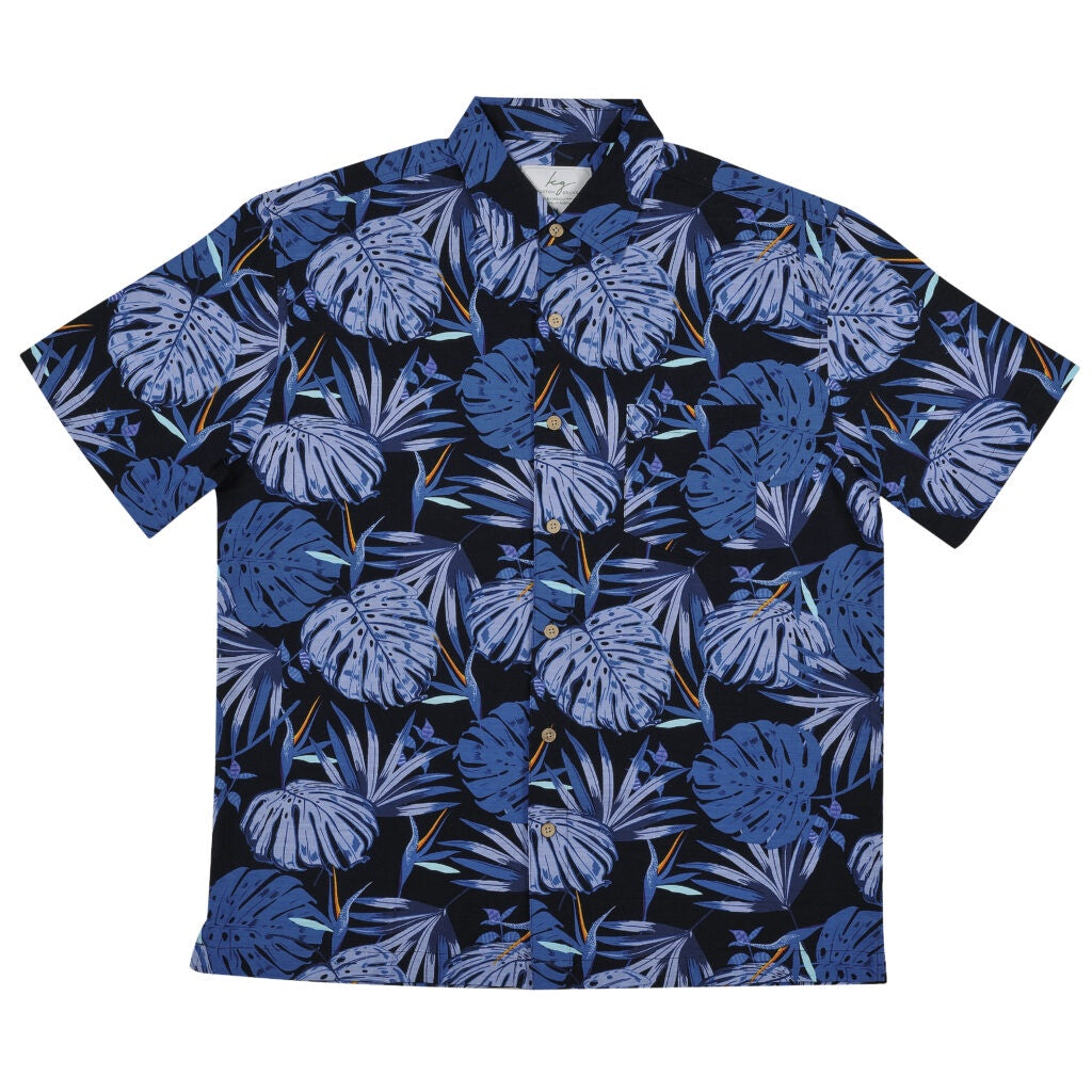 Bamboo Shirt - midnight palms