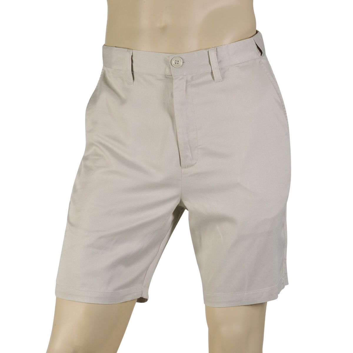 Bamboo Chino Shorts - bone