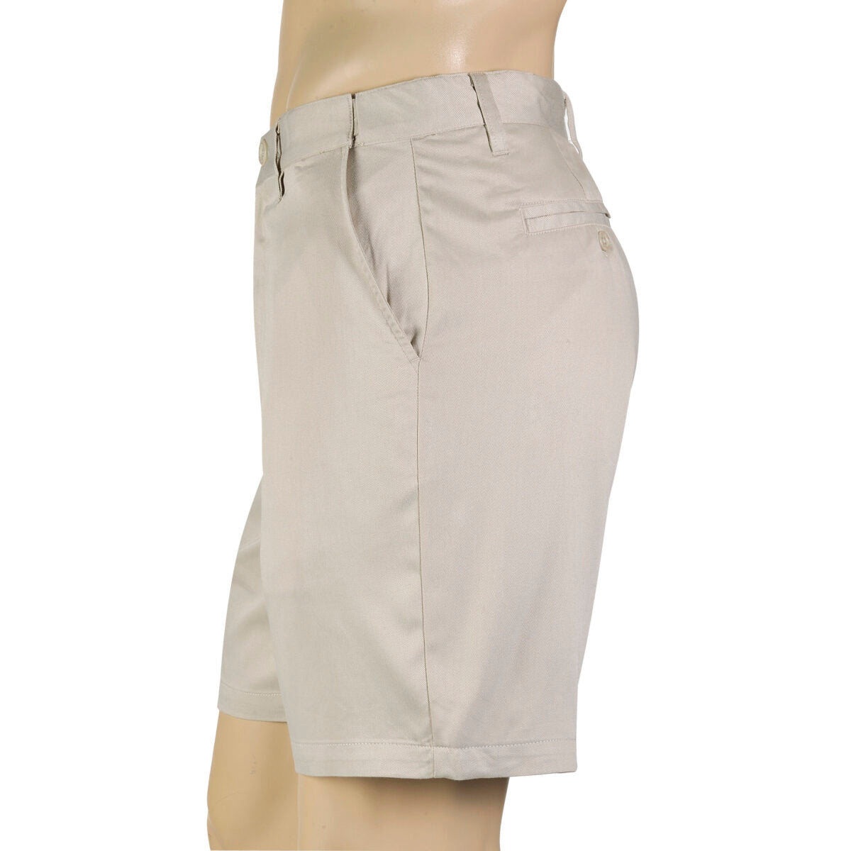 Bamboo Chino Shorts - bone