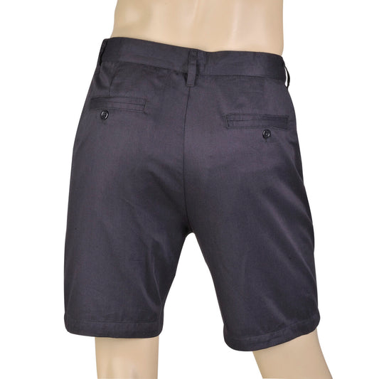 Bamboo Chino Shorts - navy
