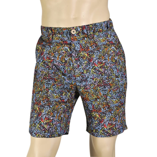 Bamboo Printed Short - Bush Banana
