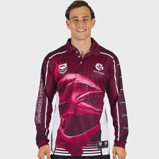 Sea Eagles Barracuda Fishing Shirt