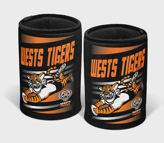 West Tigers Retro Can Cooler