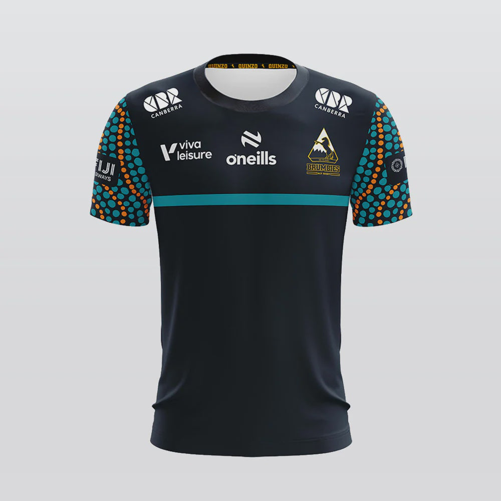 Different Rugby Tee Rugby Brumbies Players Training Tee 2026 - The Rugby Shop Darwin