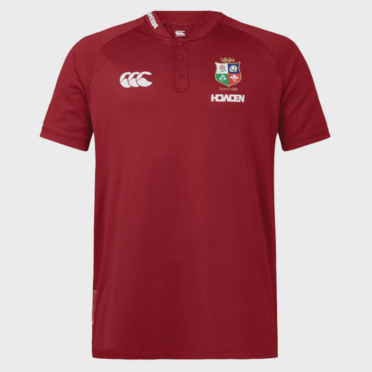 British & Lions Poly Polo - red dahlia
