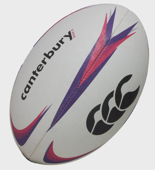CCC Mentre Rugby Football Sz5 - white/violet