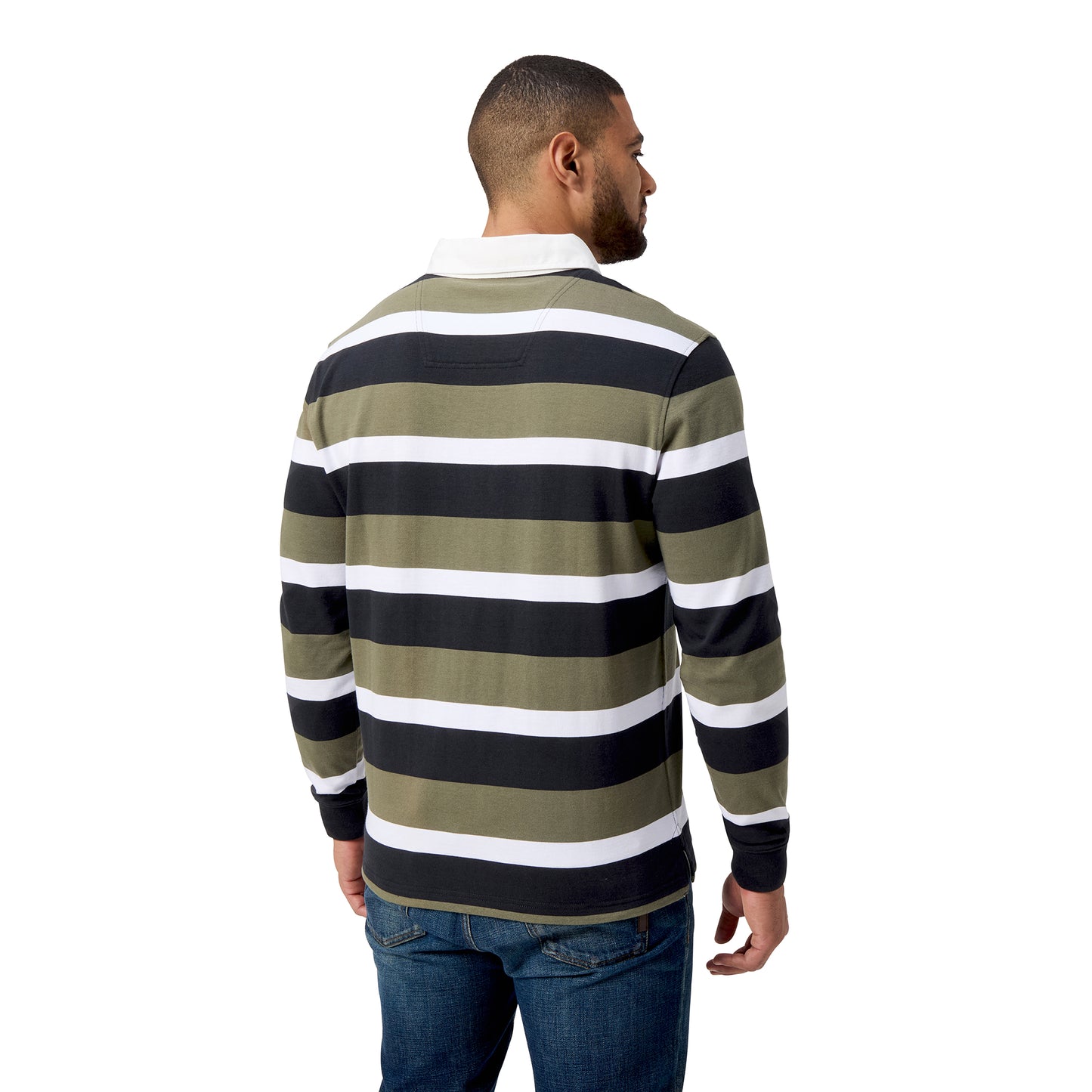 Yarn Dye Stripe Jersey H1 25 - beetle