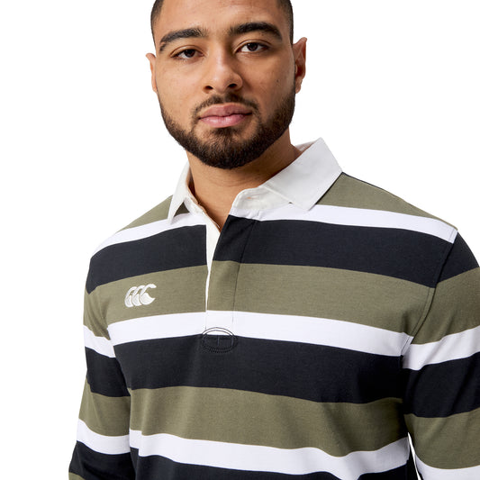Yarn Dye Stripe Jersey H1 25 - beetle
