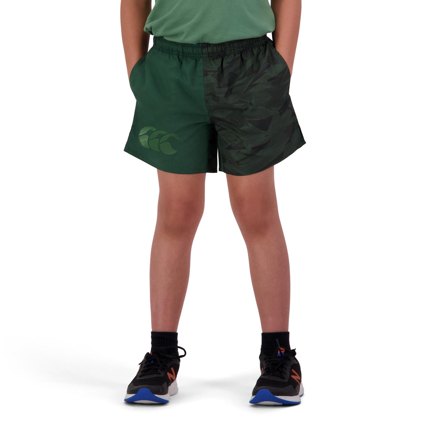 Camo Harletic Kids Short H2 24 - pine needle