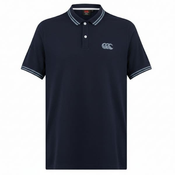 CCC Solid Dye Polo SS26 - navy