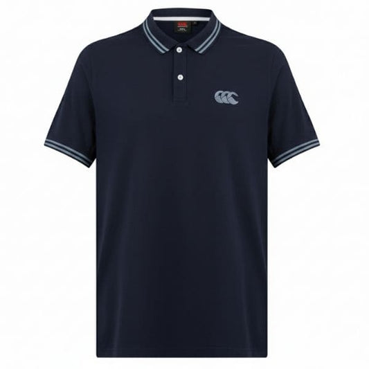 CCC Solid Dye Polo SS26 - navy