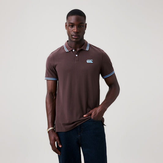 Solid Dye Yarn Polo - bracken