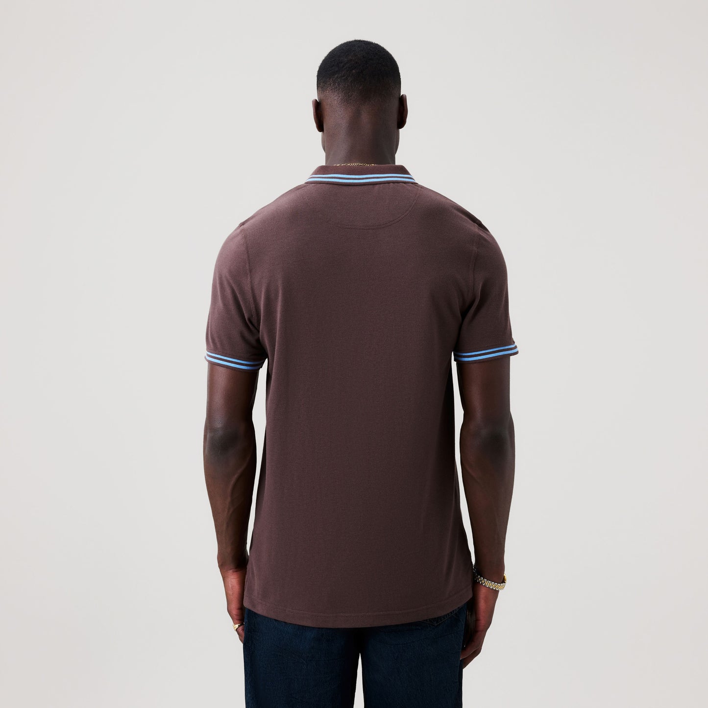 Solid Dye Yarn Polo - bracken