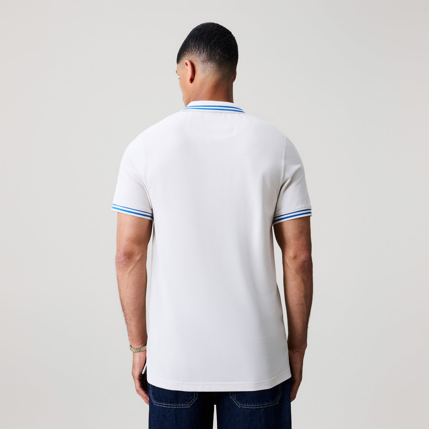 Solid Dye Yarn Polo - moonbeam