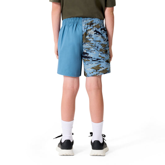 Force Harlequin Drill Kids Short - provincial blue