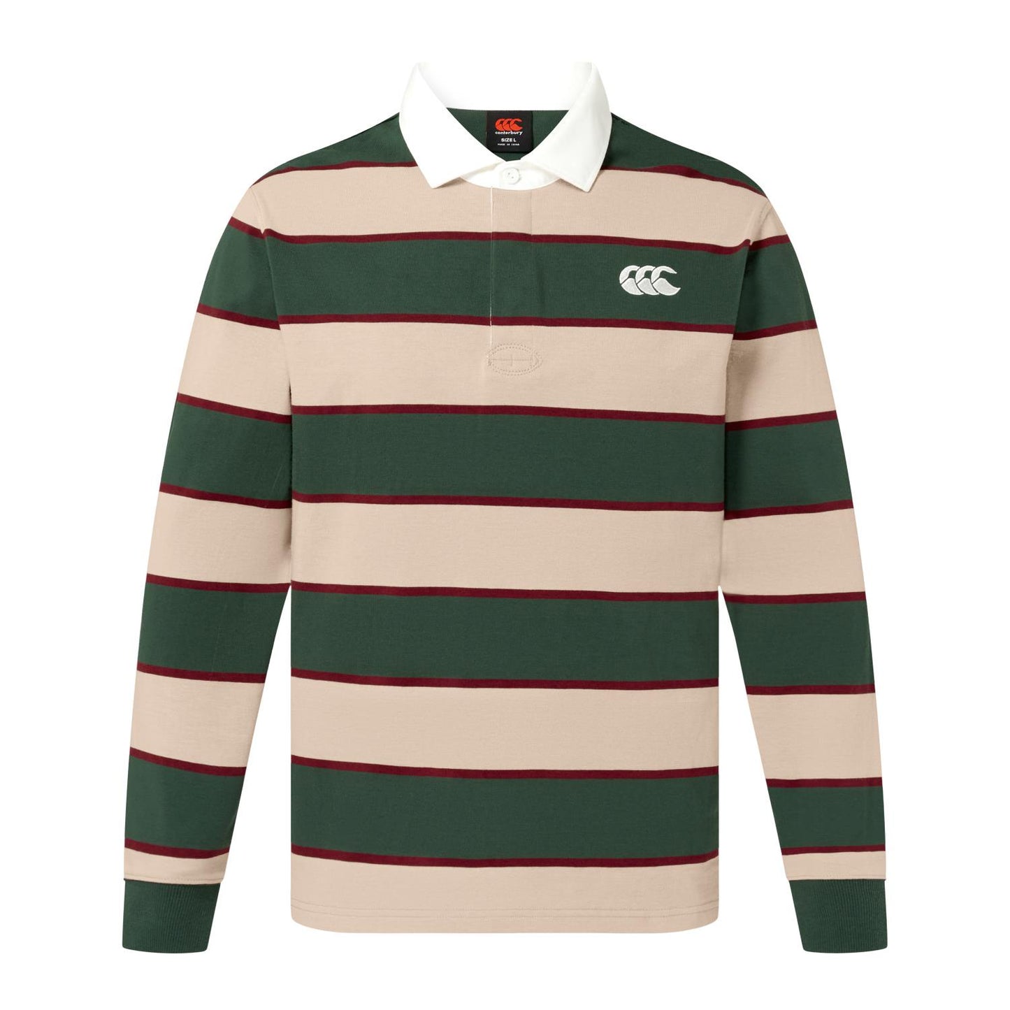 Stripe Rugby Jersey - sycamore