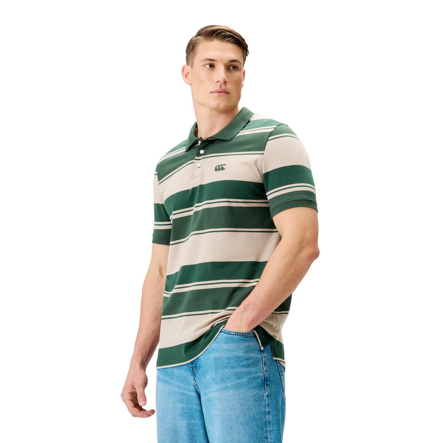 Yarn Stripe Polo - sycamore