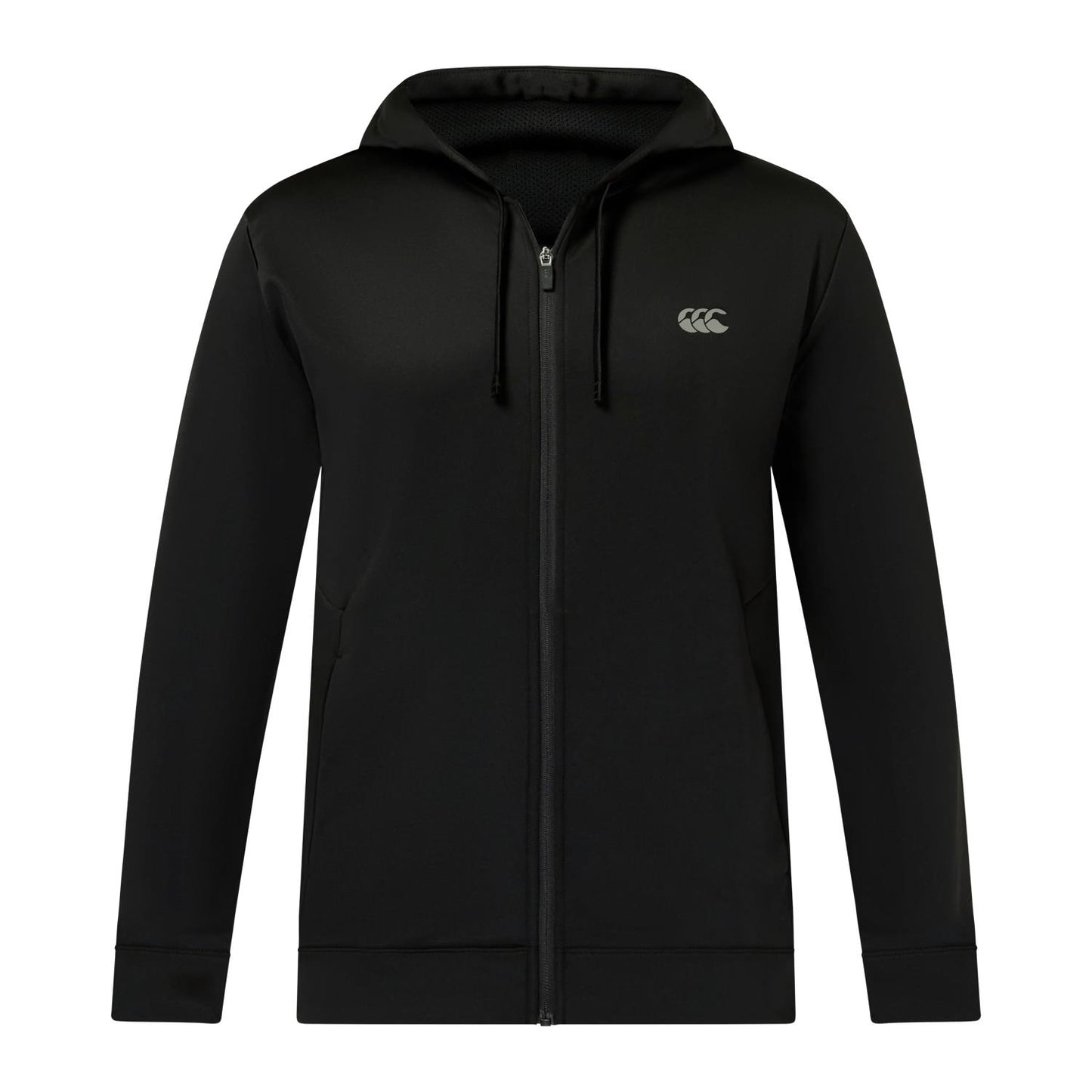 Tempo Knit Full Zip Hoodie - black