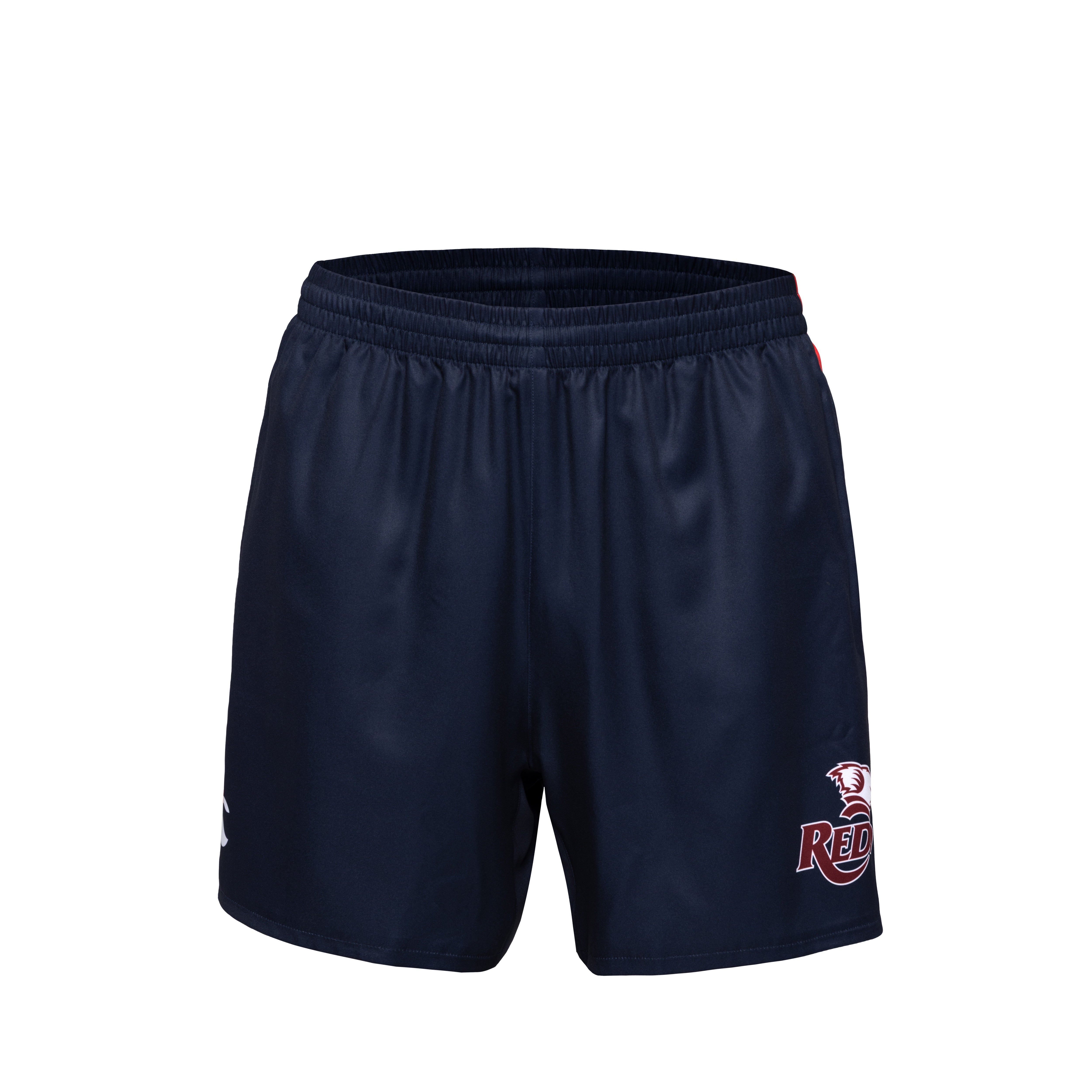 Rugby QLD Reds Gym Shorts 2026 - navy - The Rugby Shop Darwin