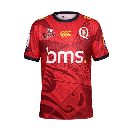 QLD Reds Pasifika Warm Up Tee 2026