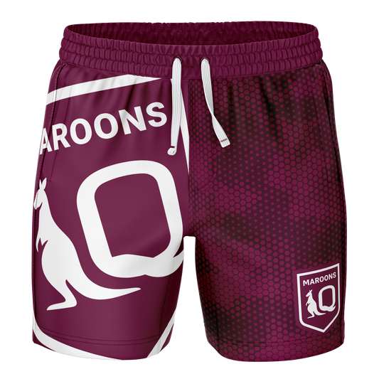 SOO QLD Big Shot Volley Shorts