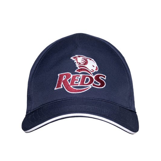 QLD Reds Media Cap 2026 - navy