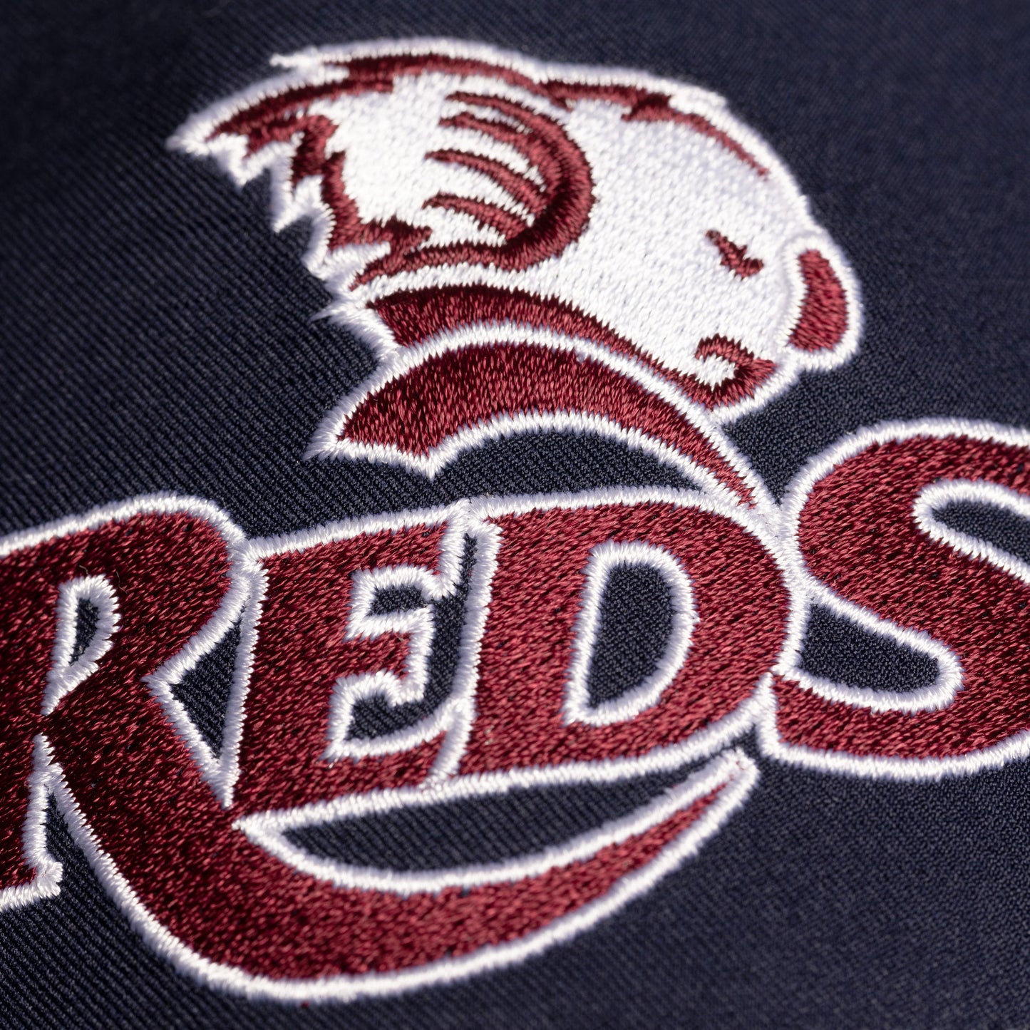QLD Reds Media Cap 2026 - navy