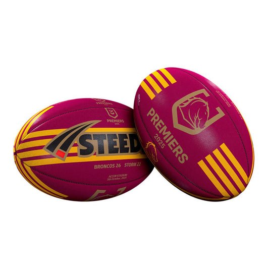 Broncos Mens 2025 Premiers Football - Sz5