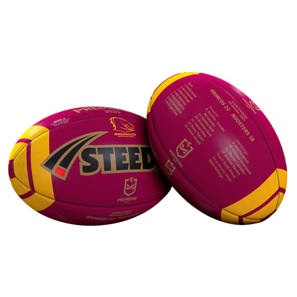 Broncos Womens 2025 Premiers Football - Sz5