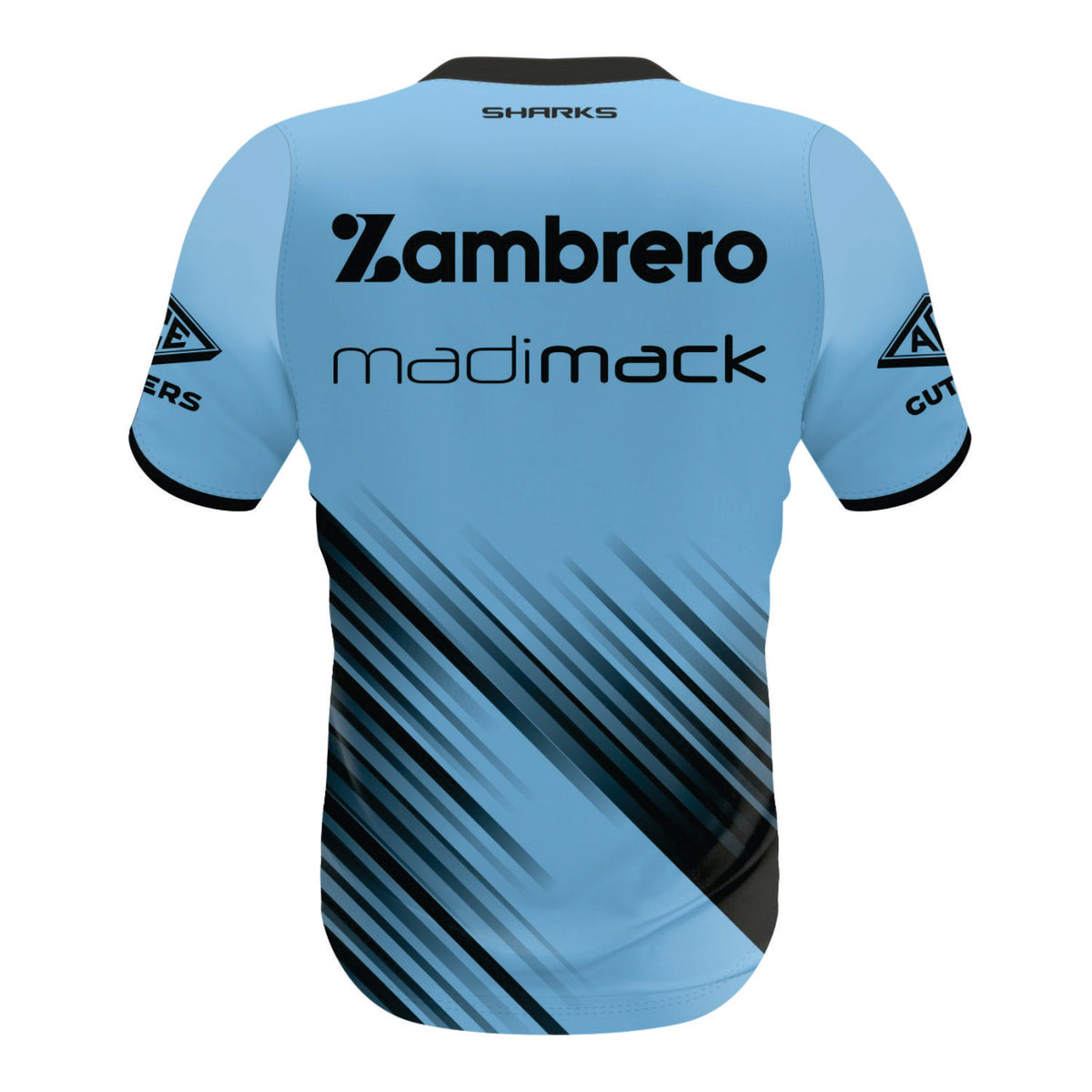 Sharks Rugby Kit NRL Sharks Training Tee 2024-sky - The Rugby Shop Darwin