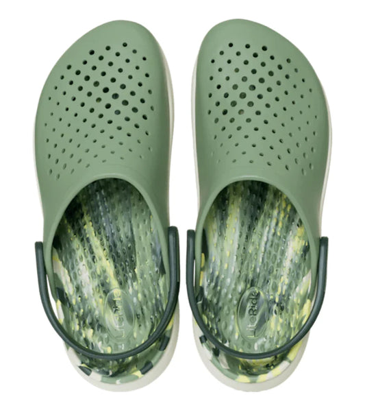 Inmotion Marbled Clog - moss